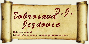 Dobrosava Jezdović vizit kartica